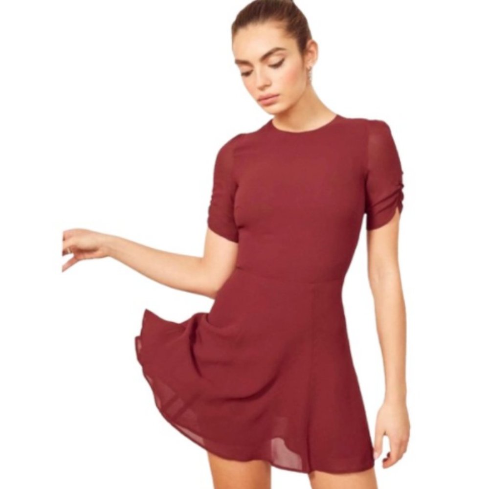 Reformation Red Gracie Dress